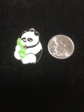 Panda Bear Enamel charm - Necklace Pendant Charm style A K29