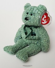  Ty Beanie Baby/Babies SHAMROCK Bear - St. Patrick's Day - NEW - MWMT
