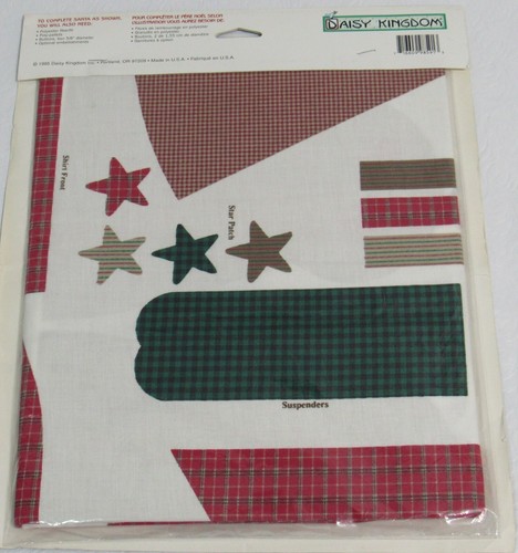 Kit Muñeca Papá Noel Navidad Daisy Kingdom Panel Tela País Nuevo De Colección 17" - Imagen 5 de 6