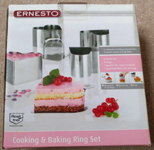 Ernesto Cooking and Baking Ring Set. For desserts, starters and side dishes.