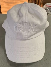 Revolve Festival Strapback Hat Cap White Music Art Coachella Valley Celebrity