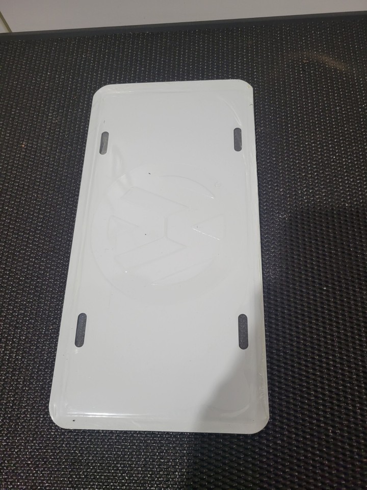 Vintage Rare Blue Volkswagen Dealer License Plate Never Used eBay