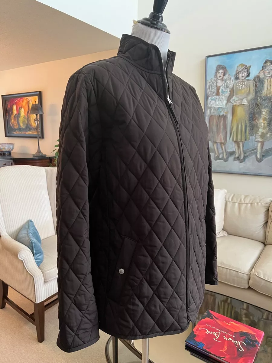 Lands end quilted clearance coat