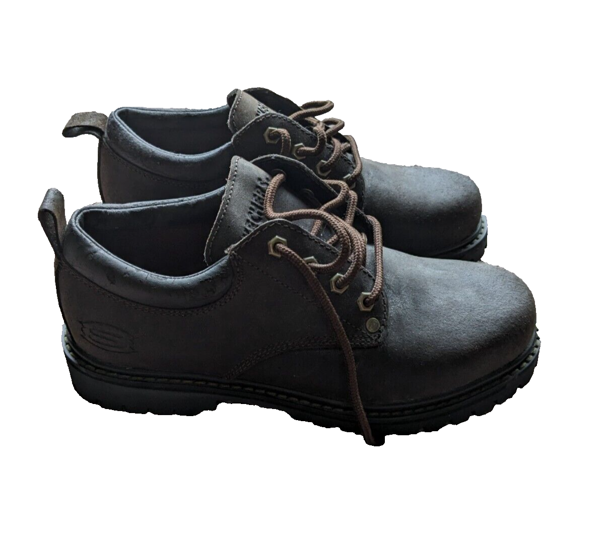 Skechers Shoes Men\'s 10 Brown Tom Cat Leather Utility Work Oxford Boot Amazon.com | Skechers Men main image 4