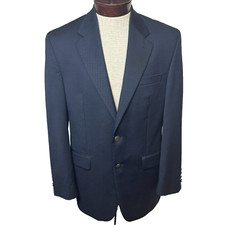 Michael Kors Men's 38R Sport Coat Blazer Navy Wool Suit Jacket