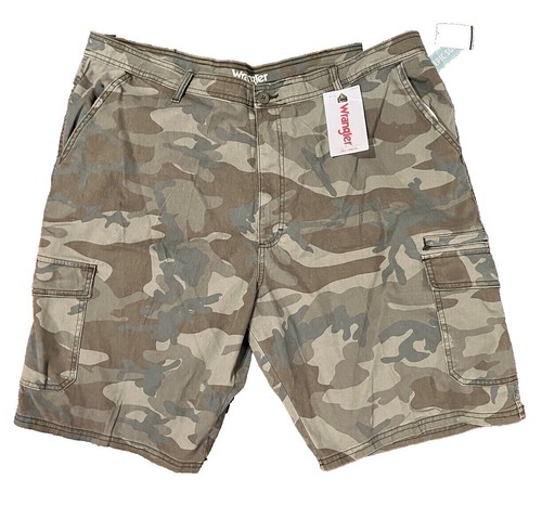 Vintage Wrangler HERO Camo Cargo Shorts Mens 38 Camouflage Hunt