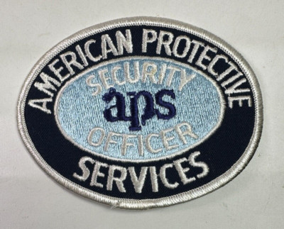 APS Security American Protective Services Patch I2
