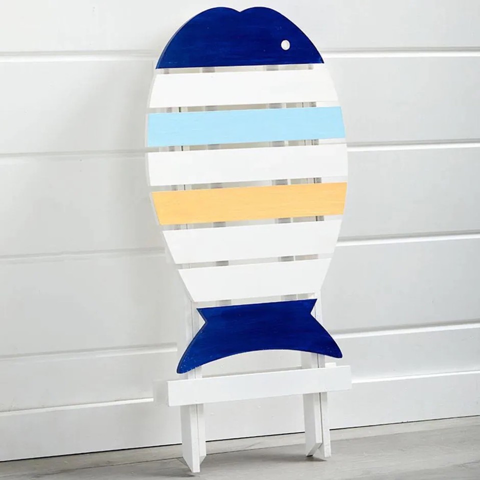 FISH Accent Table Foldable Furniture Indoor Outdoor Patio Porch Deck ...