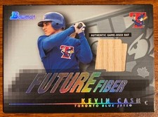 2003 Bowman Future Fiber Bat #FF-KC Kevin Cash Toronto Blue Jays