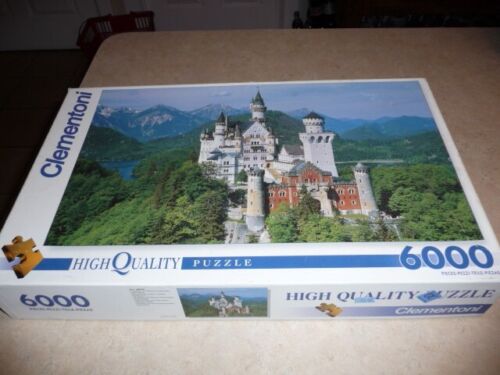  Clementoni 6000 Piece Puzzle Neuschwanstein Castle 36005 65"x45" OPEN BOX - Picture 1 of 5