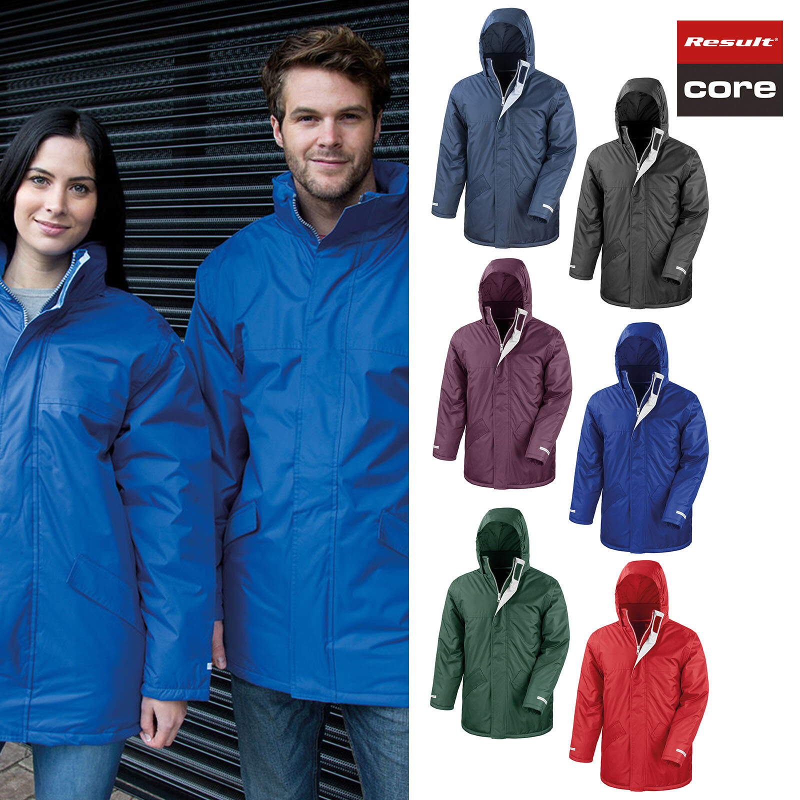 Waterproof Jacket Hooded Warm Coat 