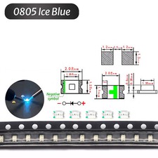 Smdsmt Leds - 0402 0603 0805 1206 - Red Blue Green White Orange Yellow
