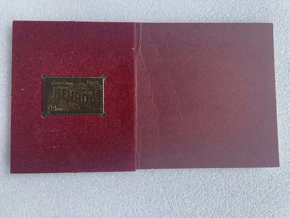 Rare 1996 U.S. Stamp 22K Gold Replica 1st Day Issue! Commemorative for Collector - Image 4 of 4