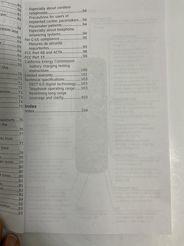 AT&T User’s Manual Only TL88102 / TL88202 DECT 6.0 OEM GnuReads - Picture 7 of 11