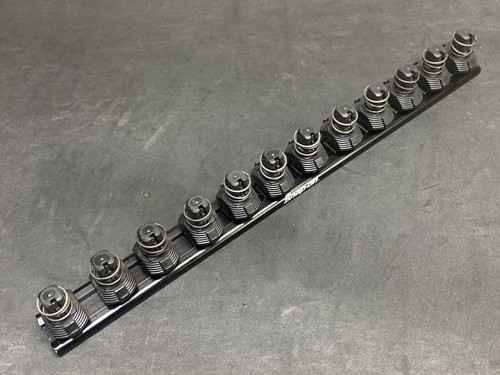 Snap On Locking 3/8” Dr Quick Release Socket Rail Holds 12 Sockets SAE Metric MM - Picture 6 of 6