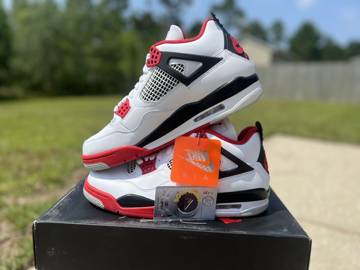 Air Jordan Retro 4 Fire Red (2020) DC7770-160 Sz 9.5,10,10.5 Air Jordan Retro 4 Fire Red (2020) DC7770-160 Sz 9.5,10,10.5