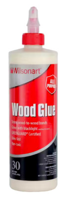 Wilsonart All Purpose Premium WA 30 Yellow Wood Glue, Non-Toxic - 16 oz.