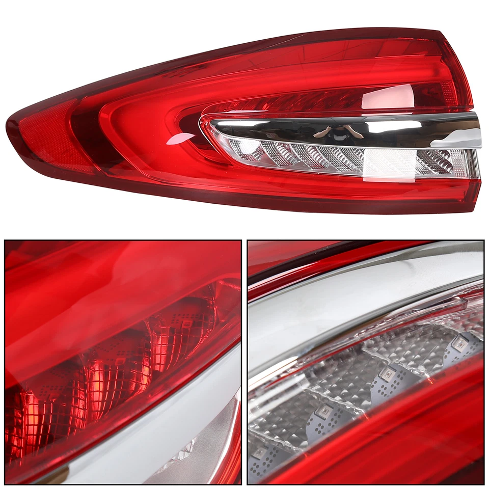 Para Ford Fusion 2017-2020 lado del conductor izquierda LED lámpara trasera exterior montaje LH Foto 4 de 4