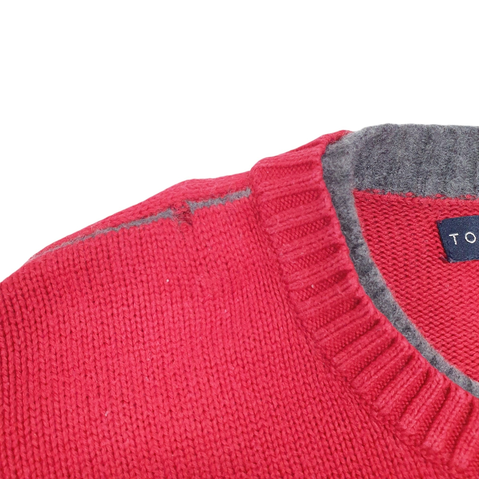 TOMMY HILFIGER Crewneck Vintage Knit 2000s Stripe Sweater Jumper Sweatshirt M image 4