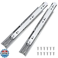 Probrico 2 Pairs 22 Inch Soft Close Drawer Slides, Ball Bearing Full Extensio