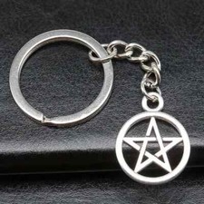 New Pentagram With Star Keychain