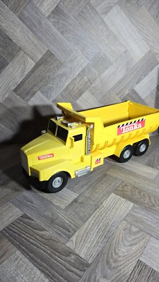 RAR Tonka LG Kunststoff gelb Muldenkipper Sammlerstück Spielzeug 2001 Hasbro mit Sounds