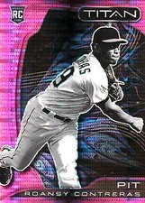 Roansy Contreras 2022 Panini Chronicles #12 Titan Pink Pulsar Pittsburgh Pirates