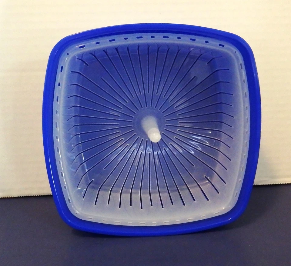 Sistema Microondas Vaporizador de Alimentos con Cesta Extraíble 83.5 OZ y 29.75 OZ Azul Foto 4 de 4