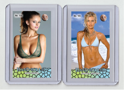 Dana Harem rare MH Hand Rolled #'d x/3 Tobacco card no. 156