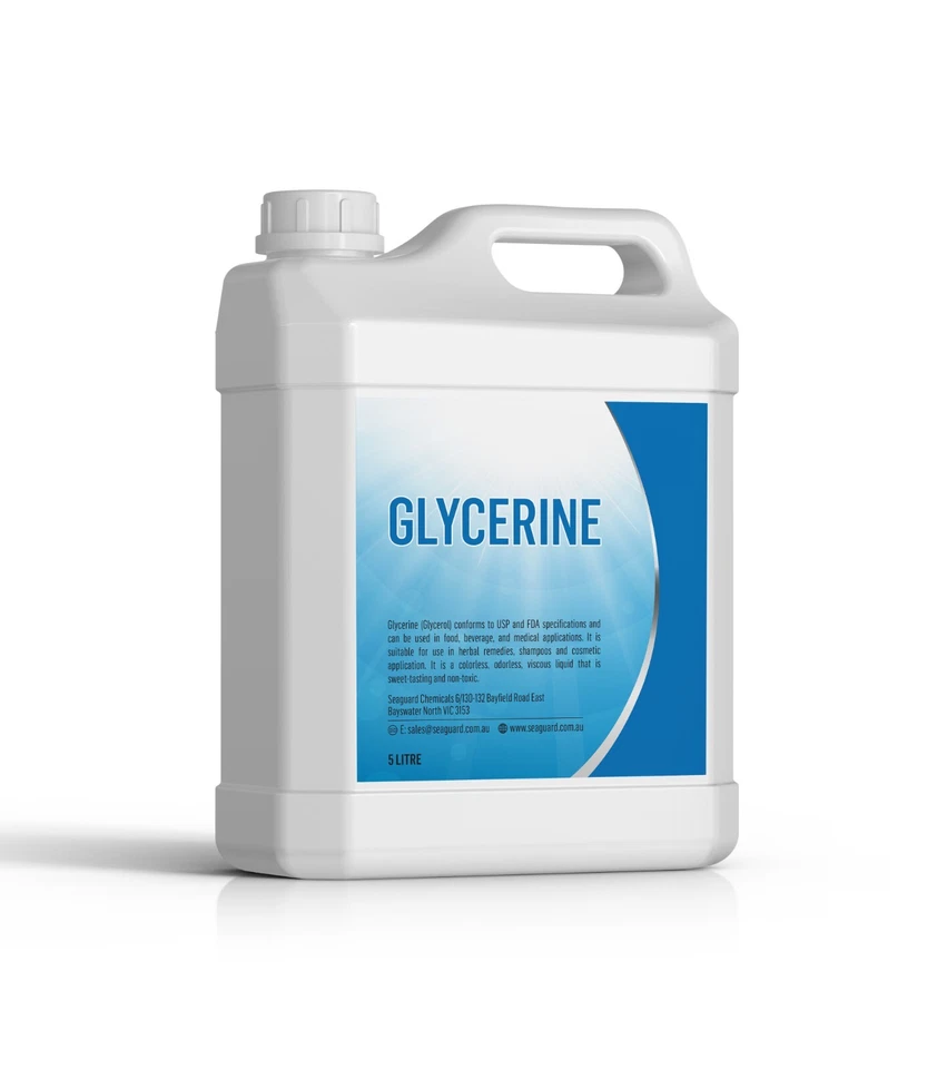 Glycerine VG 100% Pure Organic Vegetable Glycerine USP, Food Grade B.P. Grade