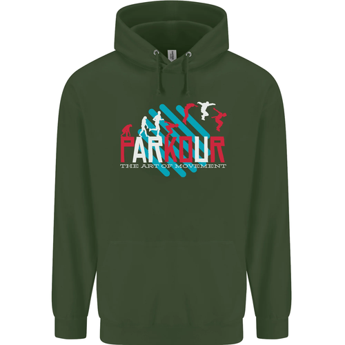 Parkour the Art of Movement Childrens Kids Hoodie - Picture 41 of 60