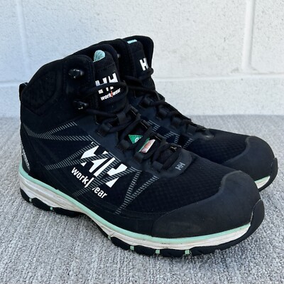 Helly Hansen Women s Hiking Work Boots Mid Cut Aluminum Toe 11 US Size