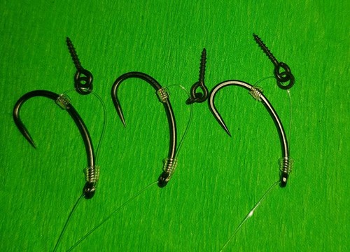 3 Ronnie rigs (spinner Rigs) and 3 Korda IQ D rigs - ready made carp rigs - Picture 6 of 12