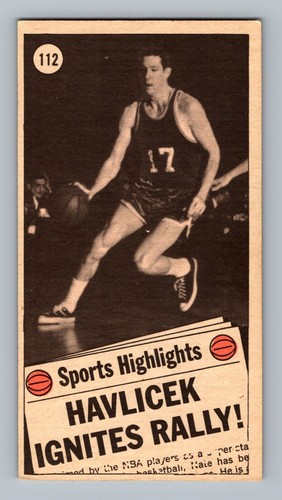 1970 Topps Tall Boy #112 John Havlicek VGEX-EX Vintage NBA Basketball Card (F6) - Picture 2 of 2