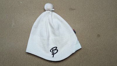 Bjorn Daehlie White Ski Cap Beanie Hat Biathlon Cross Country Lined Knit
