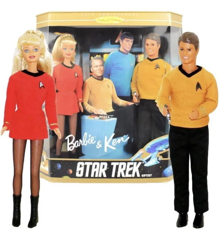 Vintage Barbie & Ken Star Trek Giftset(30th Anniversary Collector