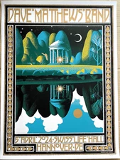 Dave Matthews Band European Tour Poster Hanover Germany 4-5-24 2024 MaxLoeffler