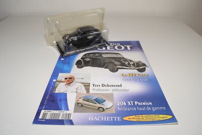 A40 1:43 NOREV HATCHET PEUGEOT 402 YACCO DELPHINE II 1936 MIB +MAGAZINE
