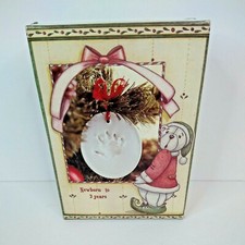 Child to Cherish Handprint Footprint Christmas Ornament Kit NEW SEALED FREE SHIP