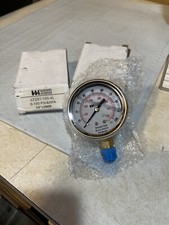 2 NEW Weiss LF251-100-4L 2.5" Liquid Filled Pressure Gauge 0-100 psi, 1/4" B4 