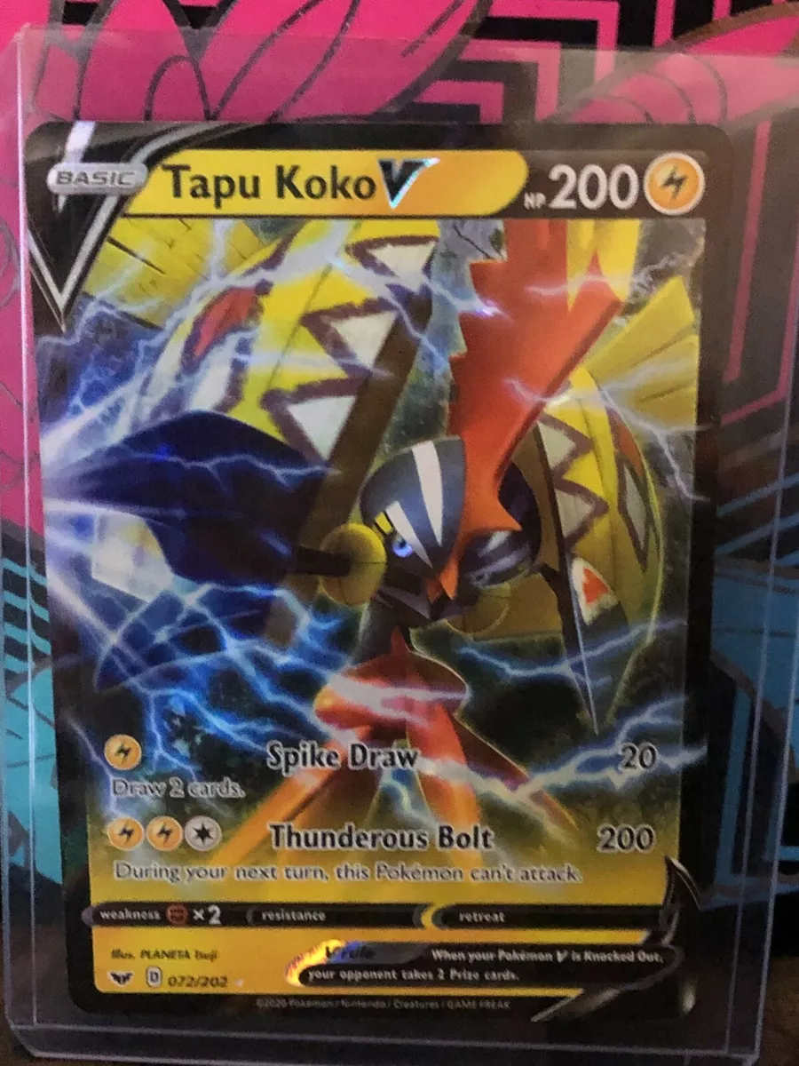 Tapu Koko V (072/202) [Sword & Shield Base Set] – Pokemon Plug