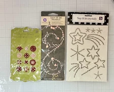 Prima Marketing Mix'd Lot NIP Bling for Scrapbooking Card Making Junk Journaling