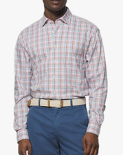 NEW JOHNNIE-O MALIBLU JOSHUA PLAID PERFORMANCE BUTTON UP SHIRT SZ XL