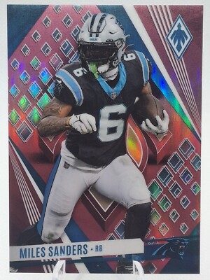 2023 Panini Phoenix Miles Sanders #36 Pink /175