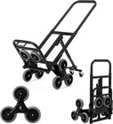 Heavy Duty Stair Climbing Cart 330 Lbs Capacity Hand Truck Dolly W/10 Wheels