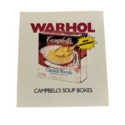 洋書 WARHOL CAMPBELL'S SOUP BOXES ANDY WARHOL - CATALOG - 