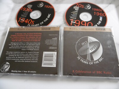 75 YEARS OF THE BBC A CELEBRATION OF BBC RADIO 2 CD 1922-1997 NEWS SPORTS KIDS