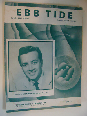 Ebb Tide 1953 by Robert Maxwell Carl Sigman photo: Vic Damone