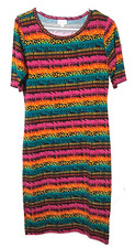 LuLaRoe Woman's Dress Size MEDIUM, Stylish, Boho, Short Sleeve, Pullover
