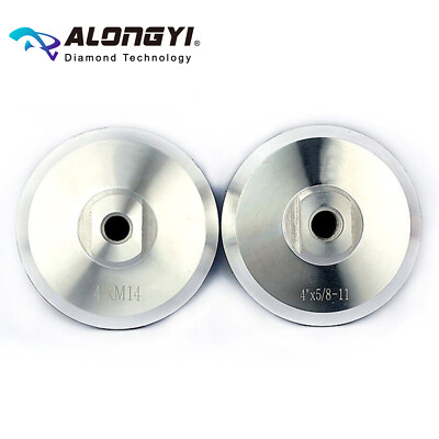 Aluminum Backer Pad 4 Inch Hook and Loop Backing pad M14 Thread